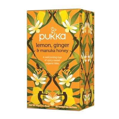 Pukka Organic Lemon, Ginger & Manuka Honey x 20 Tea Bags